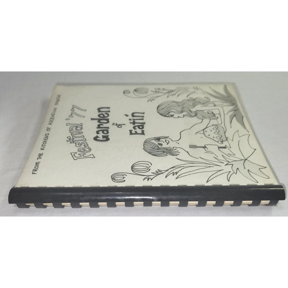 Church of the Ascension Recipe Book Virginia Beach VA Vtg 1977 Risque Adam & Eve